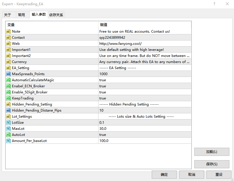 【外汇EA测评】Keeptrading