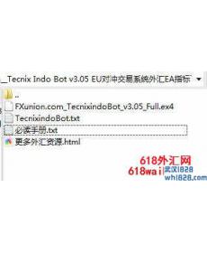 Tecnix Indo Bot v3.05 EU对冲交易系统下载