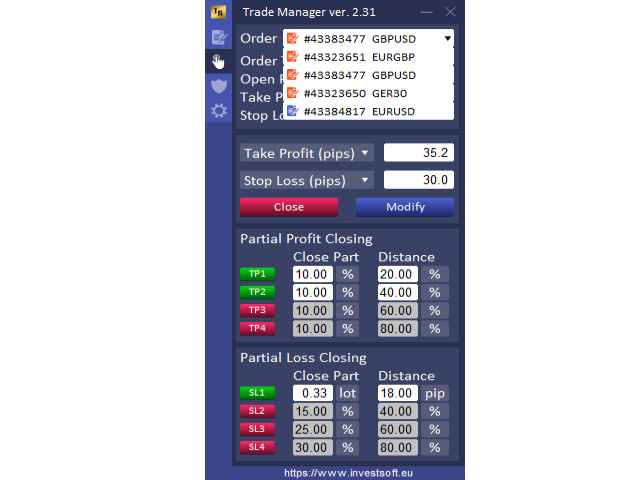 截图 #6 Forex Trade Manager MT5