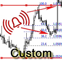 MT4-Horizontal Channel Alert with Custom Fibo